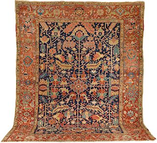 Heriz Carpet, Persia, ca. 1920; 11 ft. 6 in. x 9 ft.