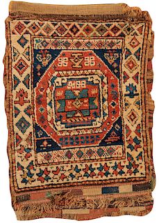 Anatolian Bag, late 19th century; 1 ft 9 in. x 1 ft. 6 in.