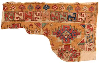 Turkish Fragment, 18/19th century; 3 ft. 11 in. x 2 ft. 5 in.