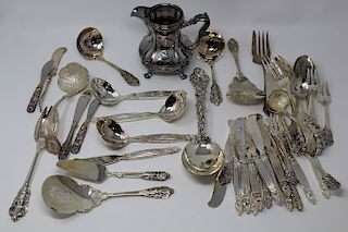 Lot of 44 Assorted Pieces of Silver Plate