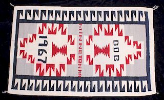 Minnetonka Hand Woven Wool Blanket c. 1967