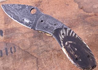 Montana Territory Knives Indian Chief Damascus