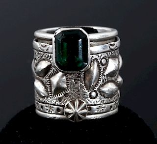 Signed Navajo Multi- Sectional Ring