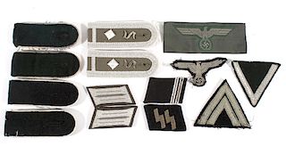 Collection of Nazi Insignia and flag