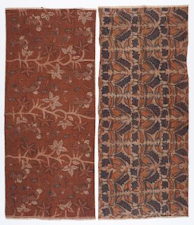 2 Old Indonesian Tulis Batik textiles