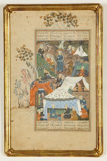 Antique Indo-Persian Miniature Painting