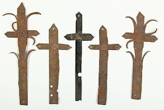 5 Graveyard Crosses (Haitian, 20th c.)