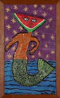 Ralfka V. Gonzalez (20th c.) "Watermelon Mermaid"