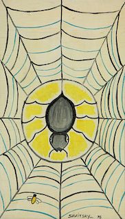 Jack Savitsky (1910-1991) Spider Painting