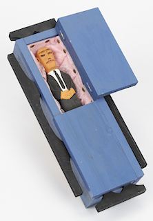 Sulton Rogers (American, 1922-2003) Man in Coffin