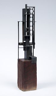 Lee Bruner (American, 20th c.) Found Metal Sculpture