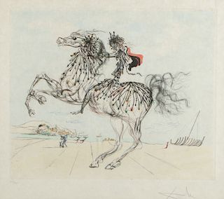 After Salvador Dali (Spanish, 1904-1989) Engraving