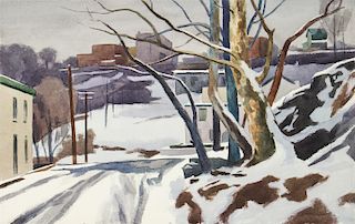 Giovanni Martino (1908-1997) "December Snow"
