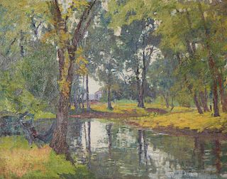 Alfred Jansson (1863-1931) Landscape, 1913