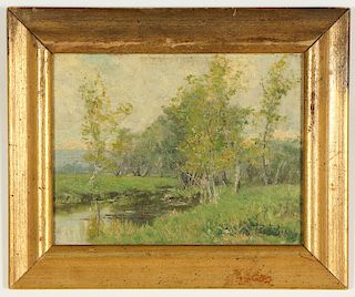 Olive Parker Black (1868-1948) Landscape Painting