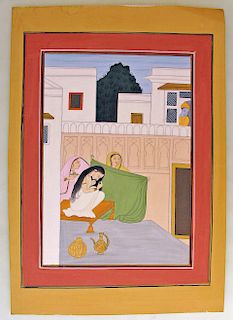 Indian Miniature Painting, Early 20th C.
