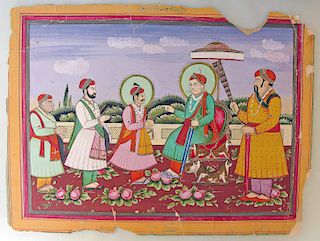 19th C. Indian Miniature Painting, Jaipur