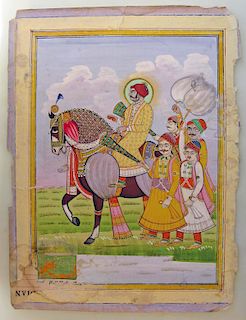 Indian Miniature Painting, Ca. 1860, Jaipur