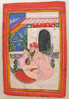 19th C. Indian Miniature Painting, Rajasthan