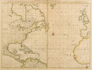 HERBERT, William (1718-1795) and John SENEX (1678-1740). A New Map, or Chart in Mercator's Projection, of The Western 