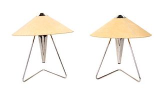 Gerald Thurston, Attribution, (American, 20th Century), Pair of Anywhere Lamps