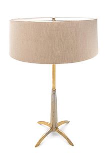Stiffel, American, Mid 20th Century, 'X' Base Table Lamp