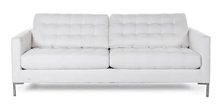 Modernist, American, Late 20th Century, Tufted Sofa
