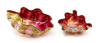 Dale Chihuly, (American, b. 1941), Two-Piece Macchia Form