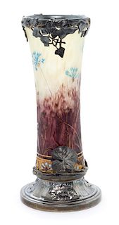 Daum, France, Early 20th Century, Mounted Vase