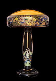 Andre Delatte, (French, 1887-1953), Table Lamp