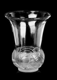 * Lalique, France, Early 20th Century, Lilas Vase