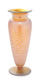 * Durand, American, Early 20th Century, A King Tut Footed Vase