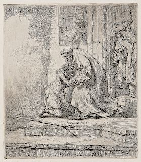 Rembrandt Harmensz van Rijn (Dutch, 1606-1669)  The Return of the Prodigal Son