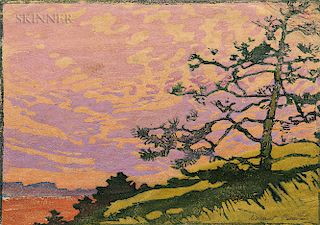 Margaret Jordan Patterson (American, 1867-1950)  Lone Pine at Sunset