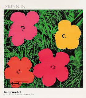 After Andy Warhol (American, 1928-1987)  Andy Warhol November 21-December 28, 1964/Leo Castelli... (Flowers)