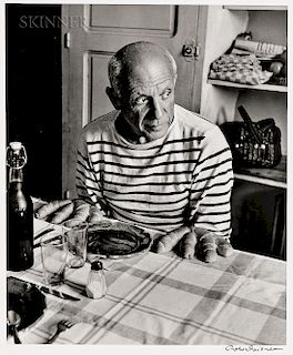 Robert Doisneau (French, 1912-1994)  Les pains de Picasso