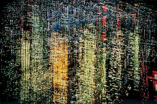 Ernst Haas (Austrian/American, 1921-1986)  Lights of New York City