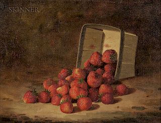 Bryant Chapin (American, 1859-1927)  Strawberries Spilling from a Box