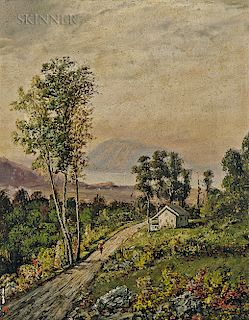 Henry Boese (American, 1824-1863)  Two Hudson River Landscapes: Scene near the Juniata