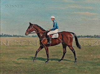 Franklin Brook Voss (American, 1880-1953)  OUR FRIEND ridden by Noel Laing
