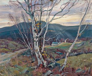 Emile Albert Gruppé (American, 1896-1978)  Blue Hills