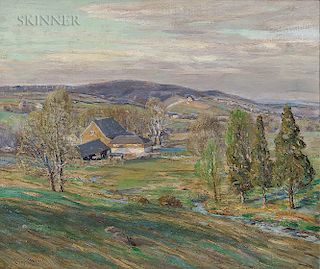 Charles Morris Young (American, 1869-1964)  A Radnor Farm