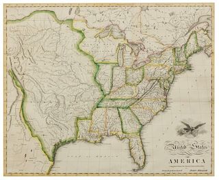 MELISH, John (1771-1822). United States of America. Philadelphia, 1818. 