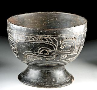 Large Olmec / Proto Maya Blackware Chalice