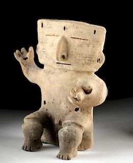 Fine Quimbaya Pottery Slab Figure
