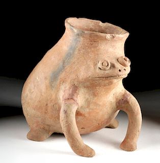 Large Costa Rican Pottery Frog Jar