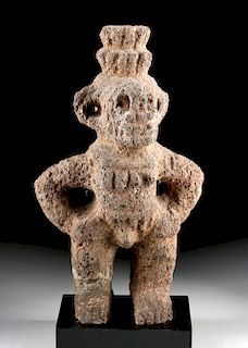 Costa Rican Stone Standing Figure - Mythical Monkey