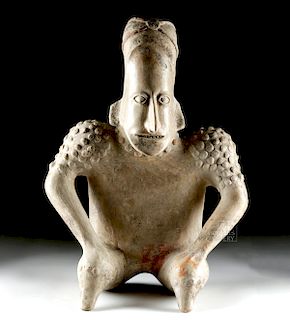 Huge Jalisco Ameca Pottery Anthropomorphic Figure