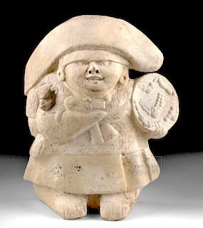 Veracruz Nopiloa Pottery Standing Female Figure