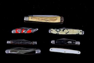 Collection of Vintage Folding Pocket Knives